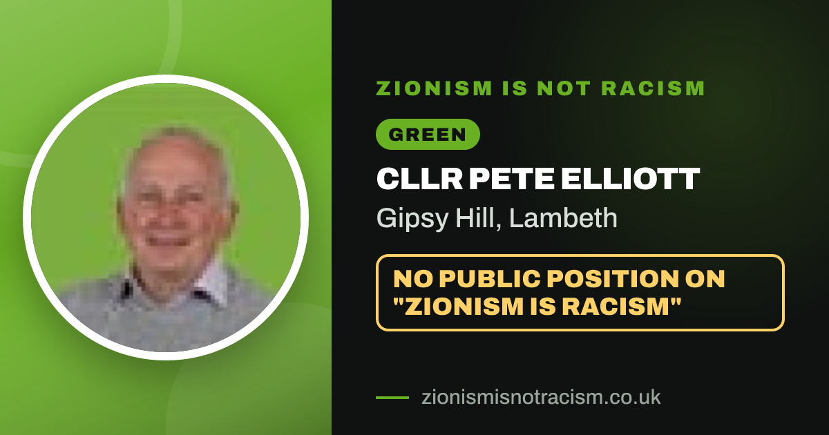Share image: Cllr Pete Elliott, Gipsy Hill ward, Lambeth