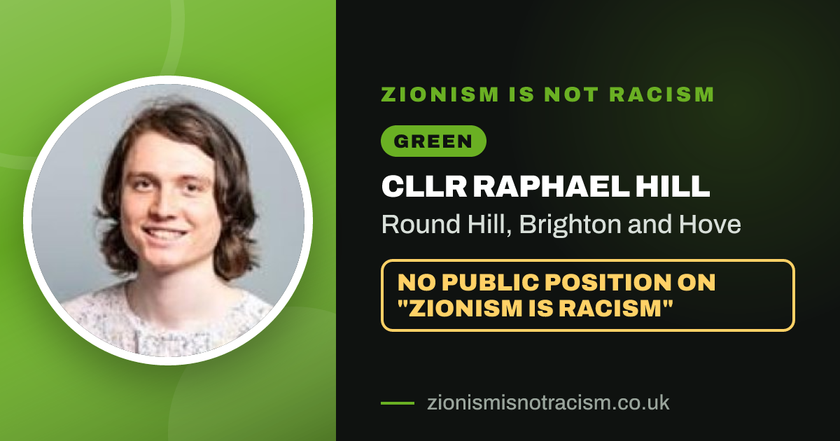 Share image: Cllr Raphael Hill, Round Hill ward, Brighton and Hove