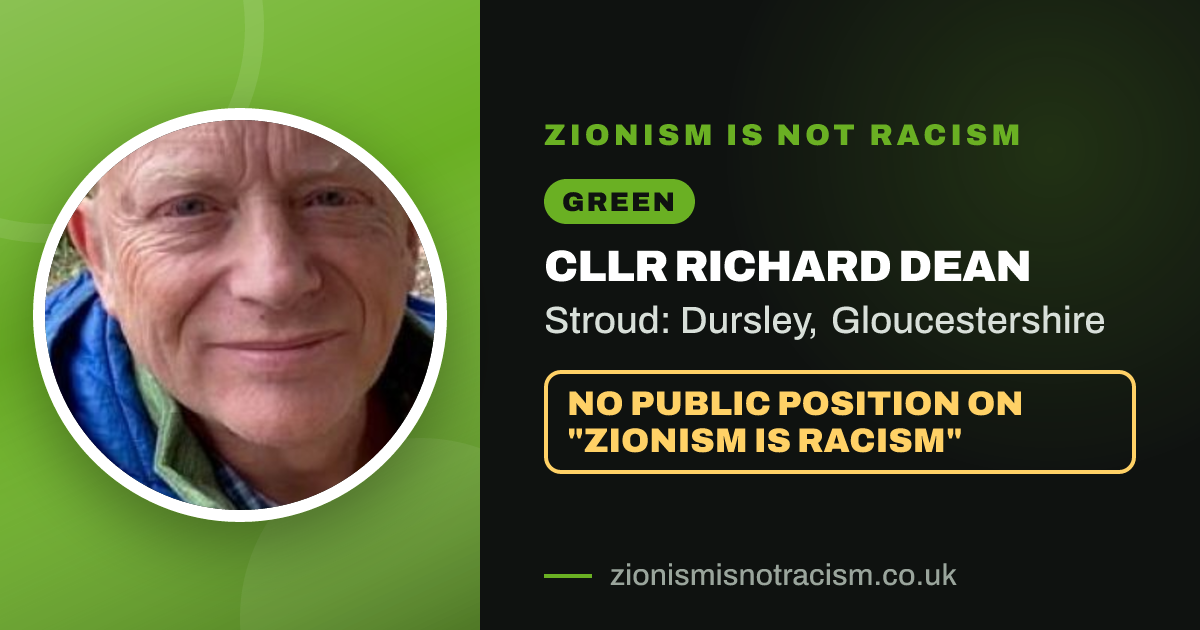 Share image: Cllr Richard Dean, Stroud: Dursley ward, Gloucestershire