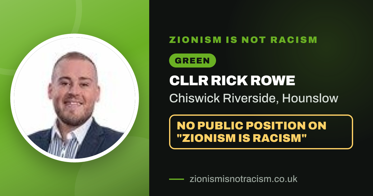 Share image: Cllr Rick Rowe, Chiswick Riverside ward, Hounslow