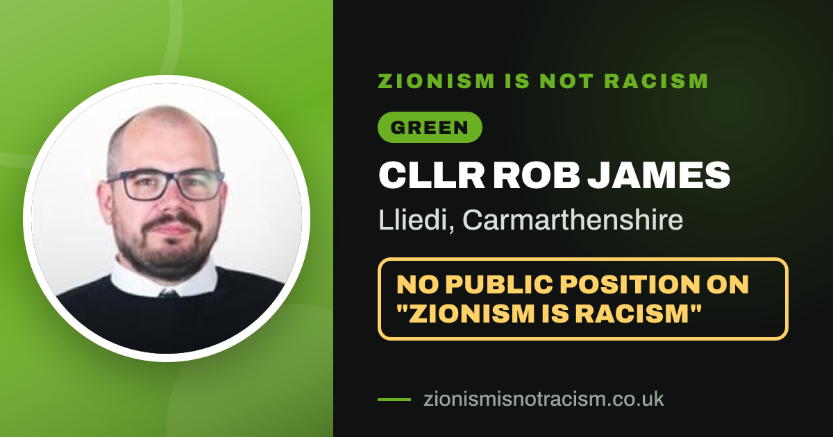 Share image: Cllr Rob James, Lliedi ward, Carmarthenshire