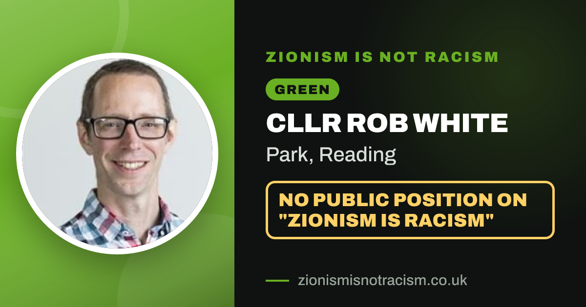 Share image: Cllr Rob White, Park ward, Reading