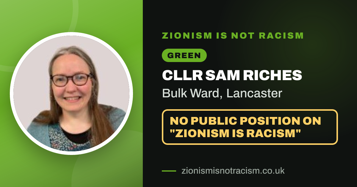 Share image: Cllr Sam Riches, Bulk Ward ward, Lancaster
