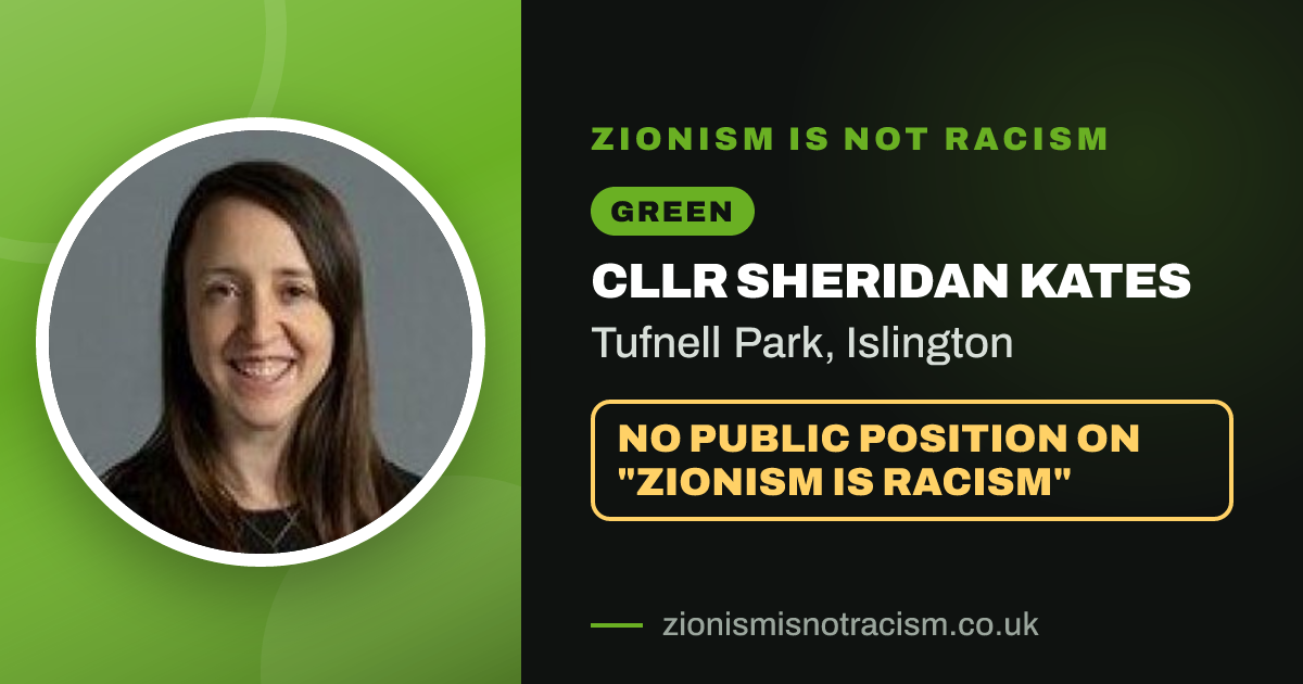 Share image: Cllr Sheridan Kates, Tufnell Park ward, Islington