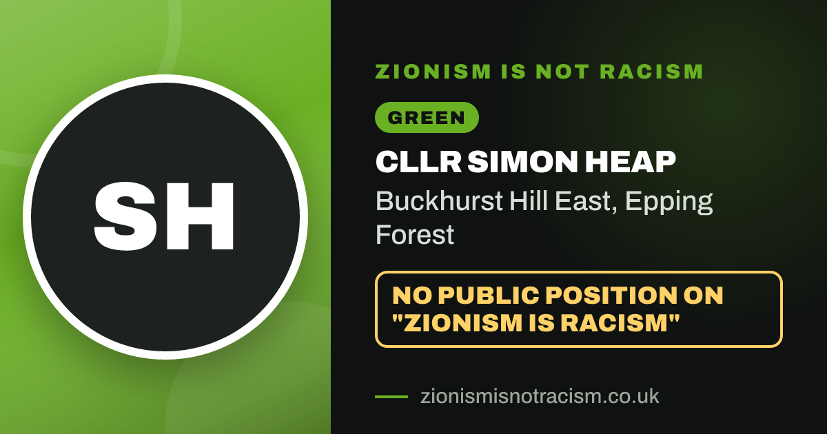 Share image: Cllr Simon Heap, Buckhurst Hill East ward, Epping Forest