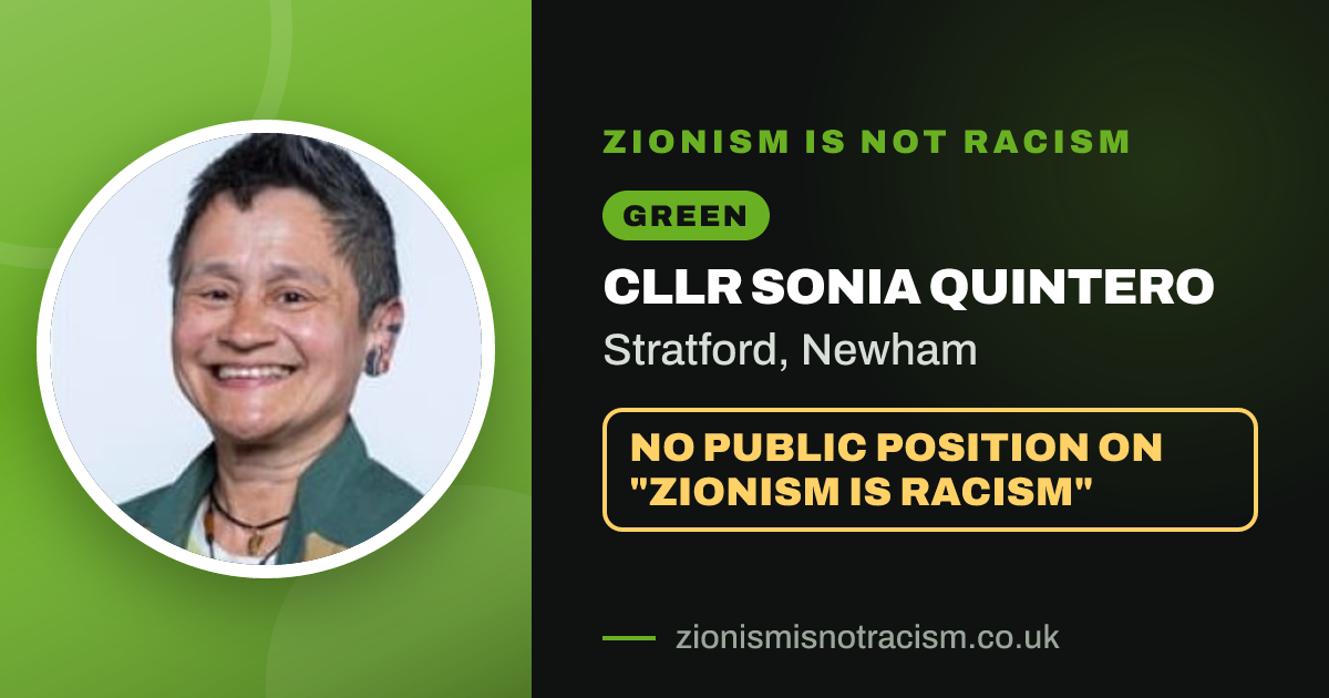 Share image: Cllr Sonia Quintero, Stratford ward, Newham