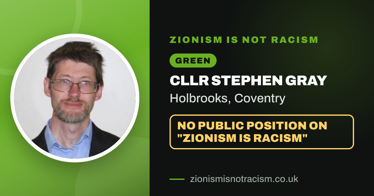 Share image: Cllr Stephen Gray, Holbrooks ward, Coventry