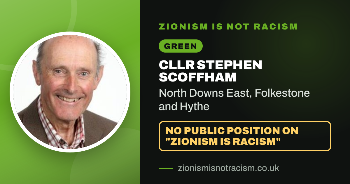 Share image: Cllr Stephen Scoffham, North Downs East ward, Folkestone and Hythe