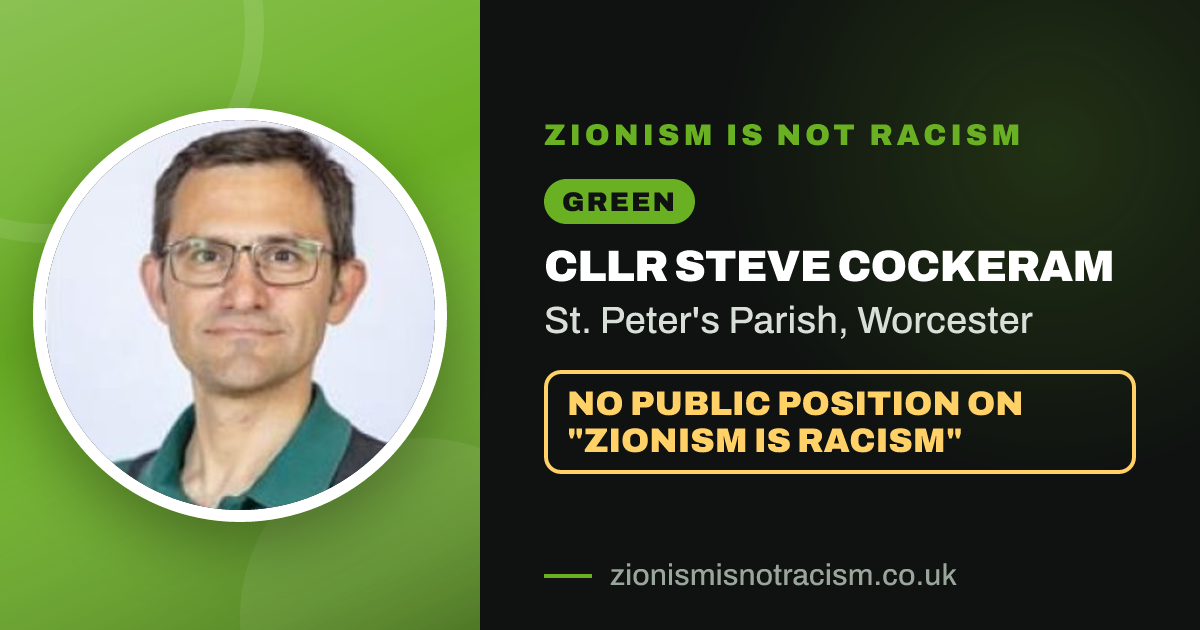 Share image: Cllr Steve Cockeram, St. Peter's Parish ward, Worcester