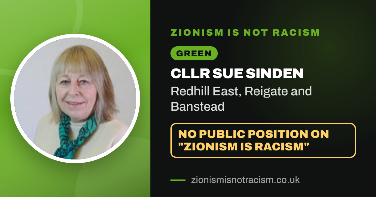 Share image: Cllr Sue Sinden, Redhill East ward, Reigate and Banstead